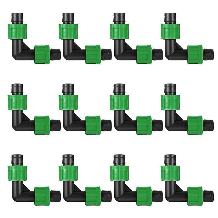 Drip Irrigation Elbow 1/2 Inch Universal for with 16mm Tape Tubing