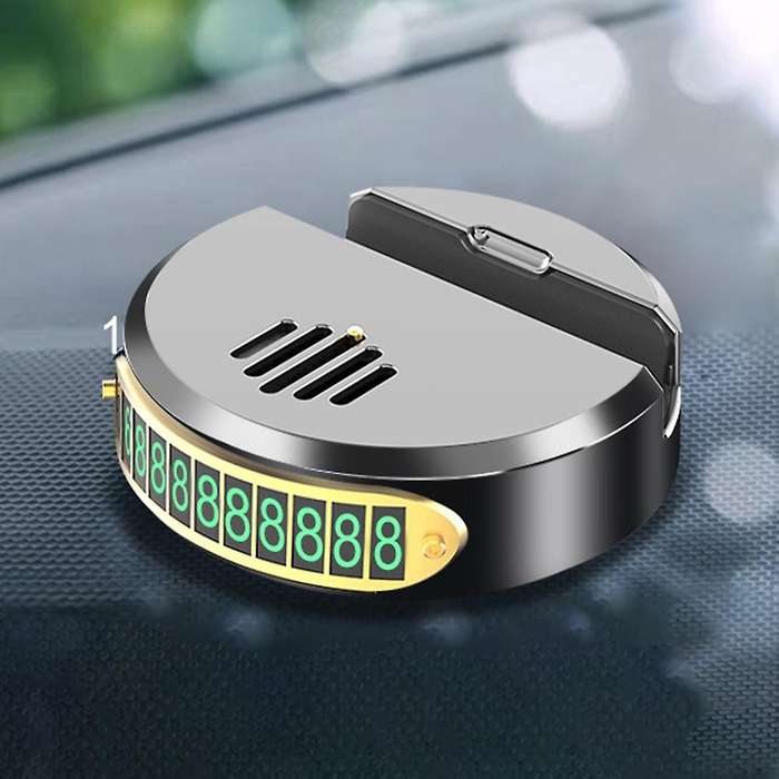 Creative Car Aromatherapy Car Mobile Phone Holder Temporary Silver
