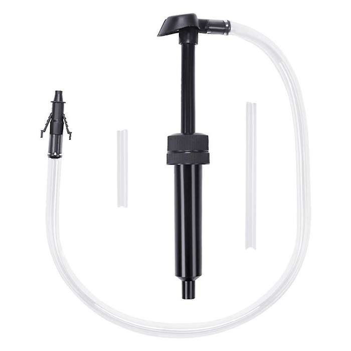 Horusdy Fuel Oil Hand Siphon Pump Car Manual Gas Oil Liquid Syphon
