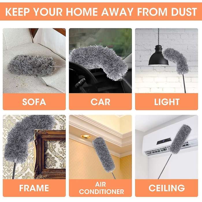 For Cleaning with Telescoping Extension Pole Scratch-resistant Cover