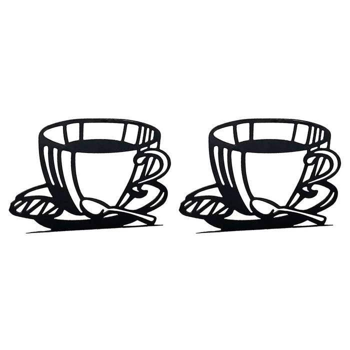 Napkin Holder for Kitchen, 2pcs Paper Black Napkin Dispenser Holders