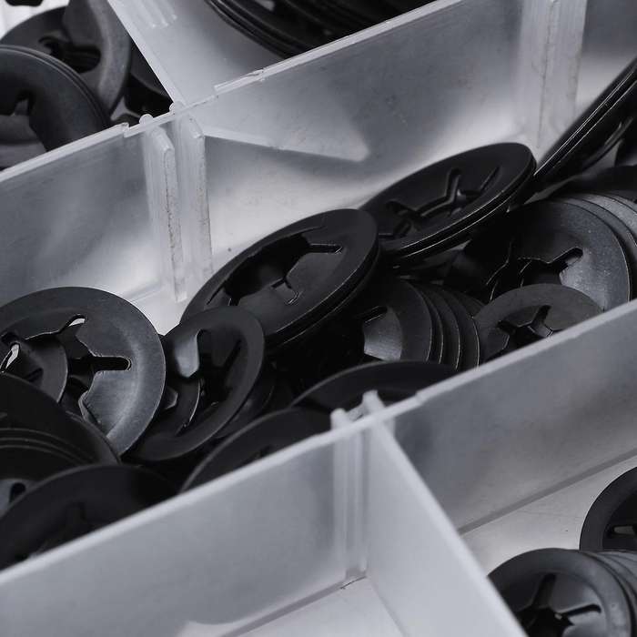 280pcs Tooth Starlock Push On Locking Washers Speed Clips Washers