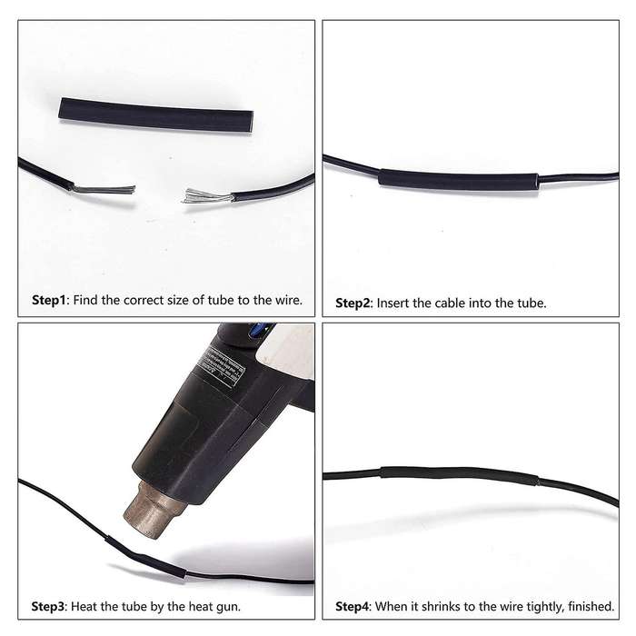 800pcs Heat Shrinkable Tube,electrical Cable Sleeve Combination