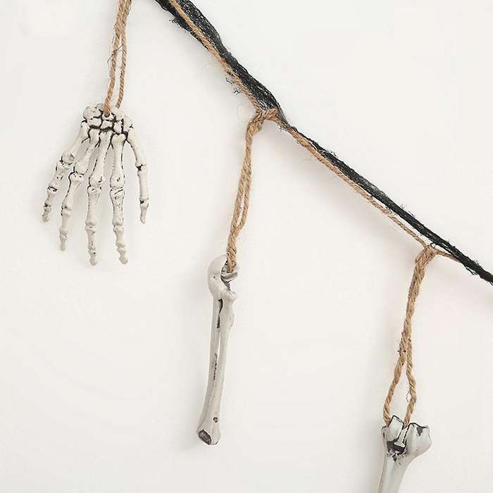 Halloween Garland Decoration Halloween Hanging String Hand Bone