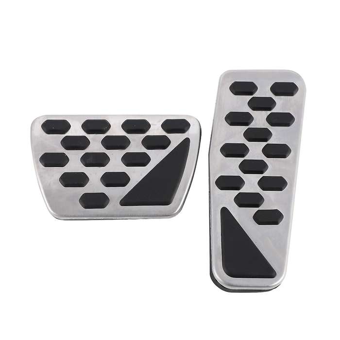 Stainless Steel Pedal Kit for 2018-2019 Jeep Wrangler Jl Models,2 Pcs
