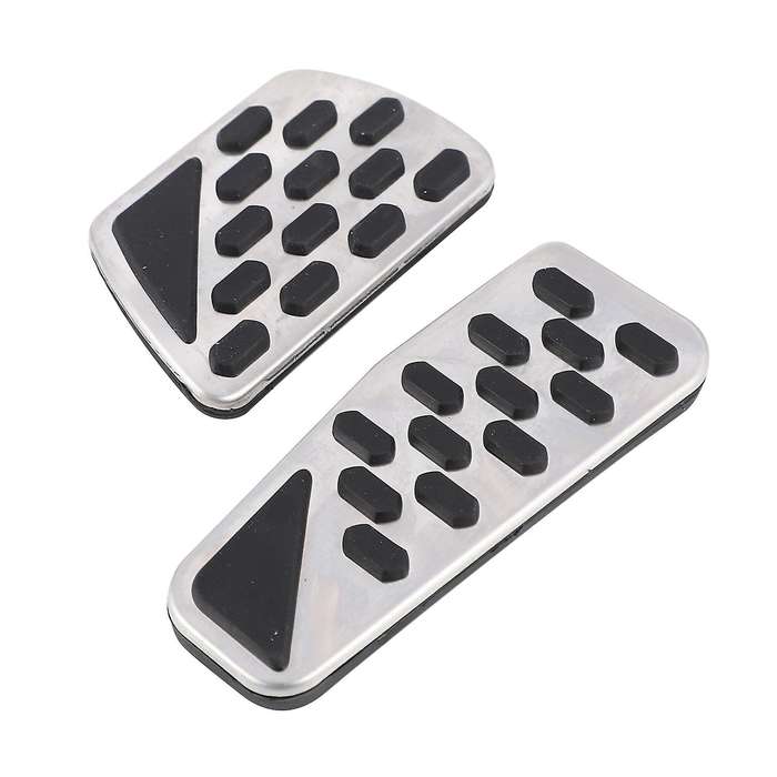 Stainless Steel Pedal Kit for 2018-2019 Jeep Wrangler Jl Models,2 Pcs