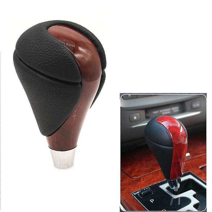 Automatic Gear Stick Knob Shifter Head for Lexus Toyota Red Wood