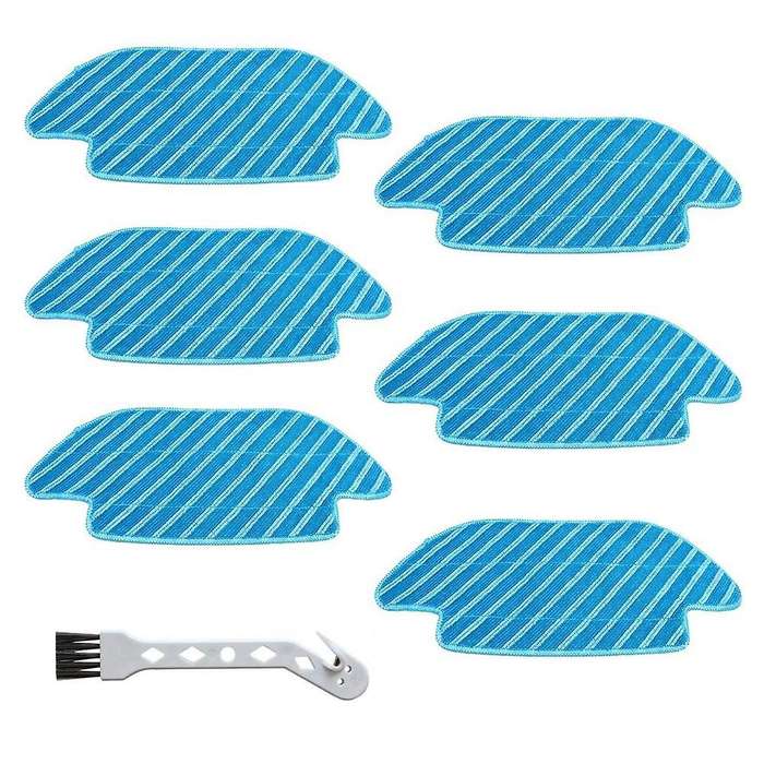 6 Pcs Cleaning Cloth for Cecotec Conga 4090 5090 Robot Vacuum Cleaner