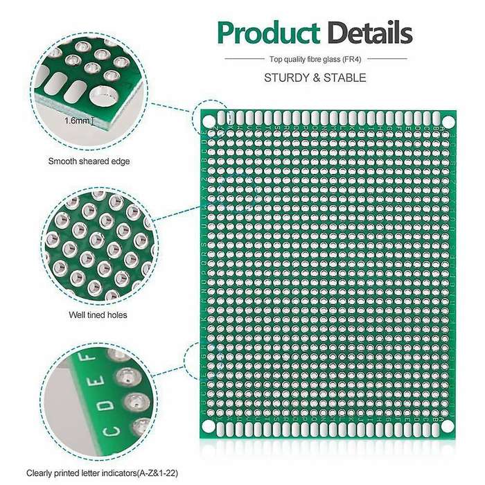 Diy Universal Printed Circuit Pcb Board Protoboard Pcb Kit