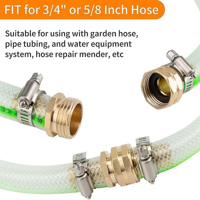 Garden Hose Repair Kit, Aluminum Garden Hose Connector
