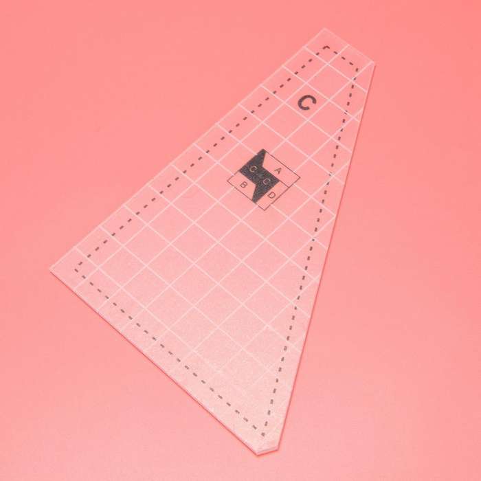 3 Pcs Quilting Cutting Template Acrylic Template Quilt Ruler Set