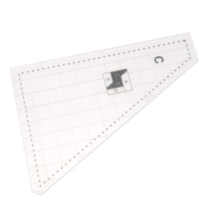 3 Pcs Quilting Cutting Template Acrylic Template Quilt Ruler Set