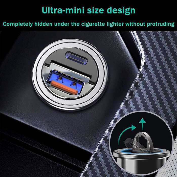 30w Car Charger with Qc+pd Fast Charger for Iphone 12 12 Pro Max