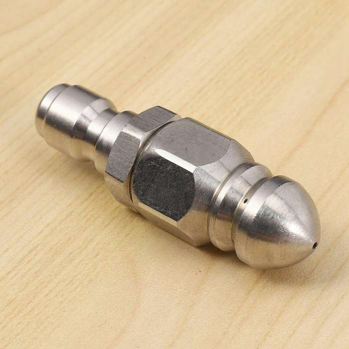 2x 1/4 Inch 5000 Psi Sewer Jetter Pressure Drain Jetter Hose Nozzle