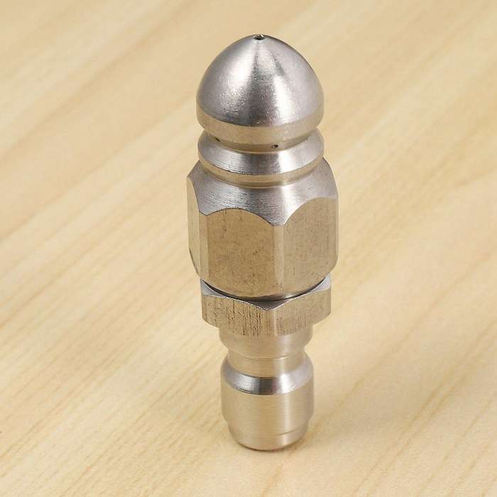 2x 1/4 Inch 5000 Psi Sewer Jetter Pressure Drain Jetter Hose Nozzle