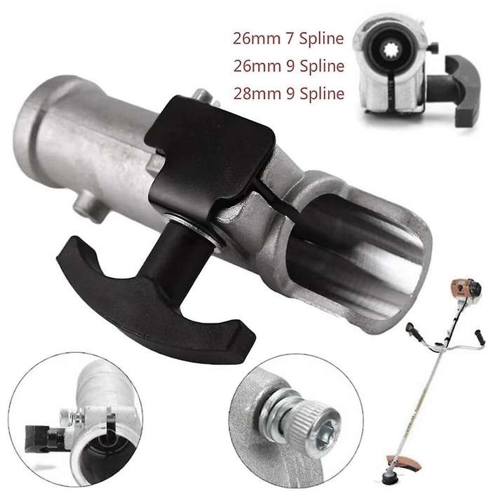 Shaft Connector Joining Clamp,lawn Mower Brush 26mm 7 Spline