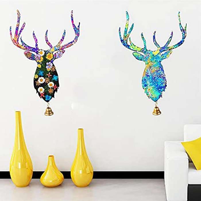 Deer Head Resin Mold Christmas Antlers Silicone Epoxy Casting
