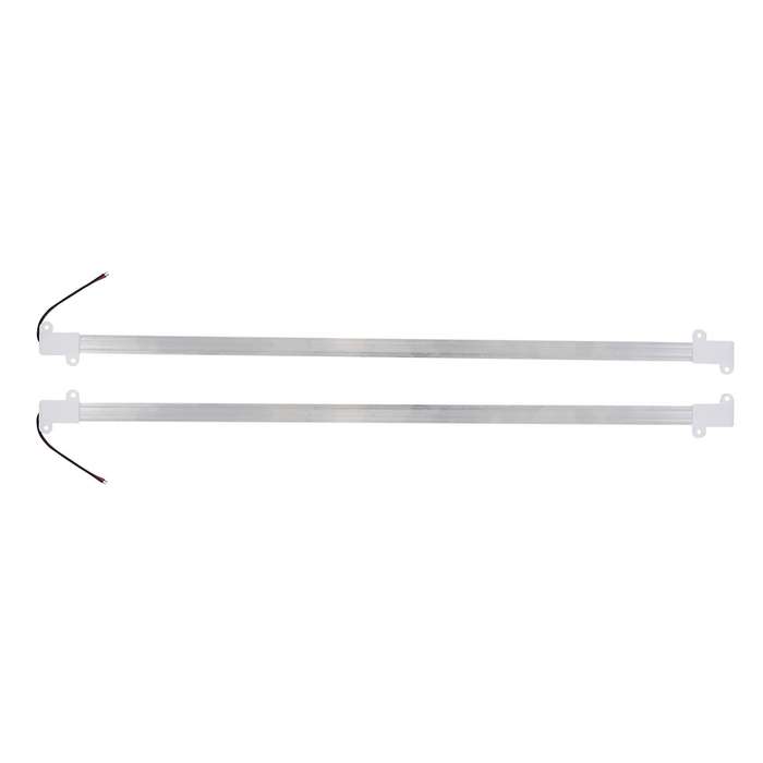 6x 50cm 12v 36led 5630 Smd Hard Strip Light Aluminum Shell Warm White