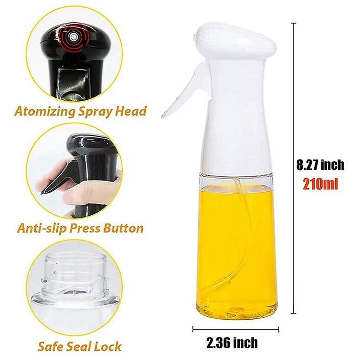 Oil Sprayer for Cooking,food Grade Spray Bottle,2 Pack Olive Oil