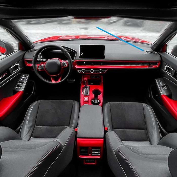 For Honda Civic 11th Gen 2022 Car Air Conditioner Vent Cover,red