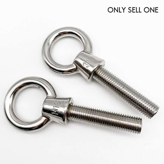 Marine Lifting Eye Screws Ring Loop Hole for Cable Rope Eye Bolt