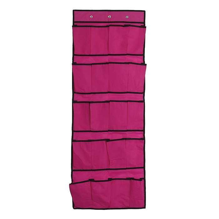 20 Pocket Storage Hanging Bag Wall-mounted Sundries Storage Bag-c