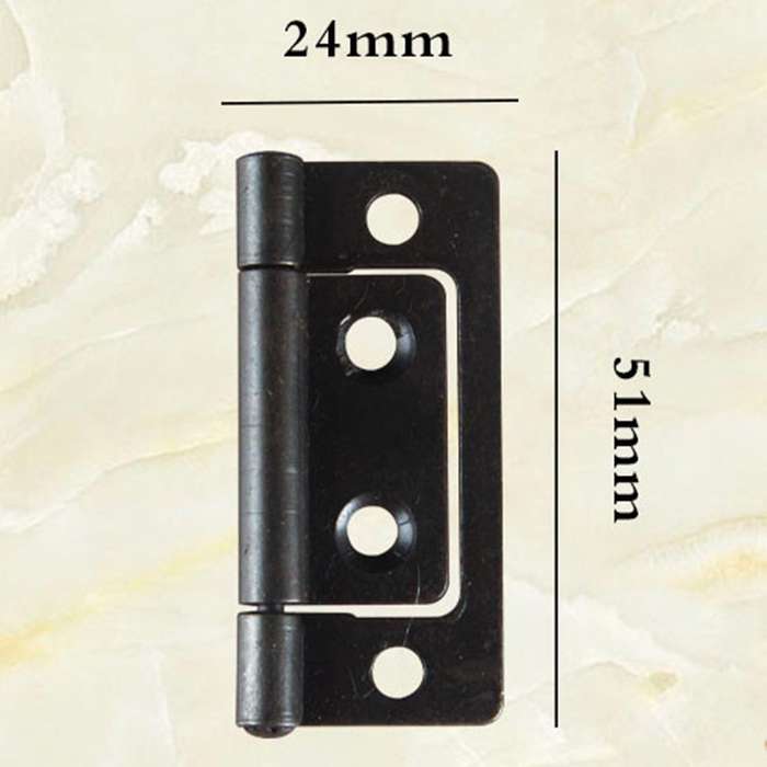 12pcs 51x24mm Thickened Hinge, Furniture Replica Hardware Small Hinge