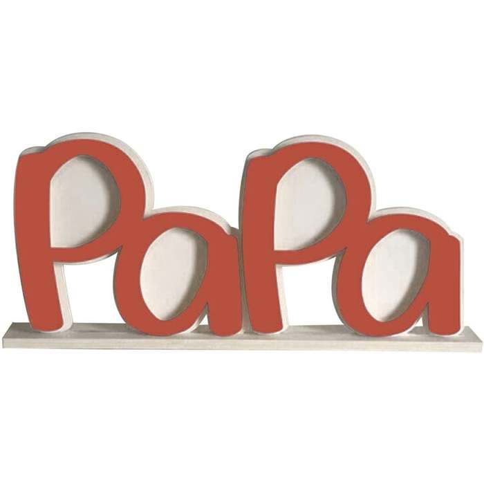 Father's Day Papa Picture Frame,dad Gifts From Daughter, - Red