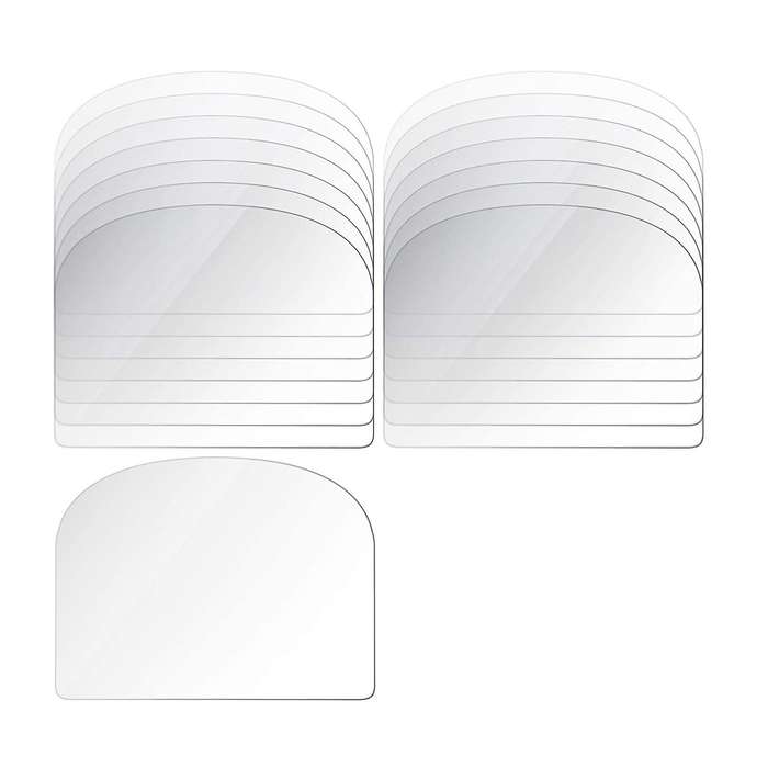 30 Pcs Cake Cream Scraper Transparent Flexible Plastic Pastry