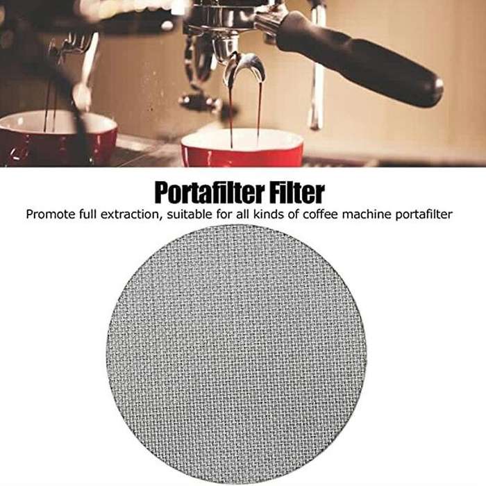 2pc 58.5mm Puck Screen/espresso Portafilter Lower Shower Screen