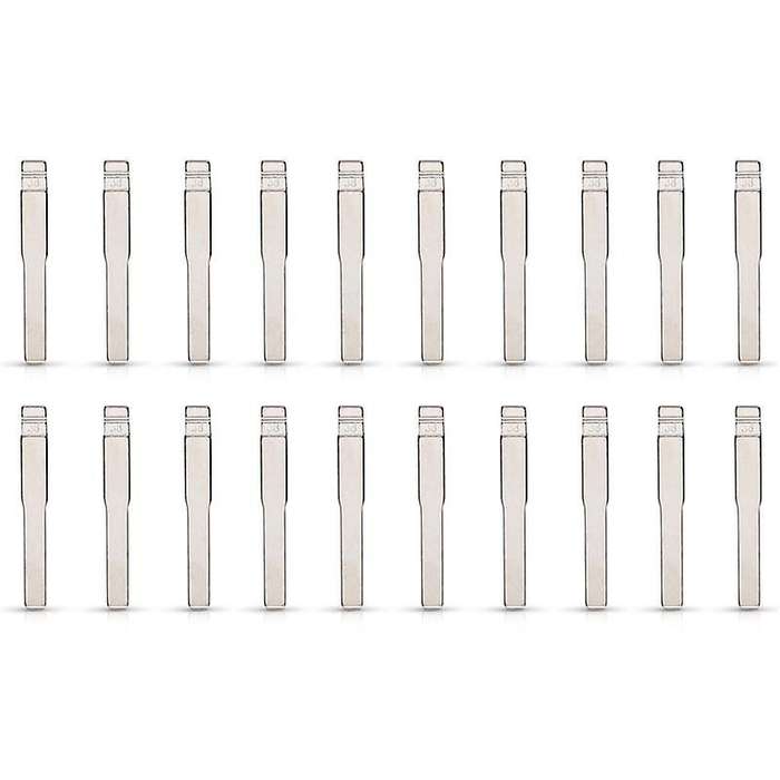 10pcs Metal Uncut Flip Kd Remote Car Key Blade for Ford Fusion Focus