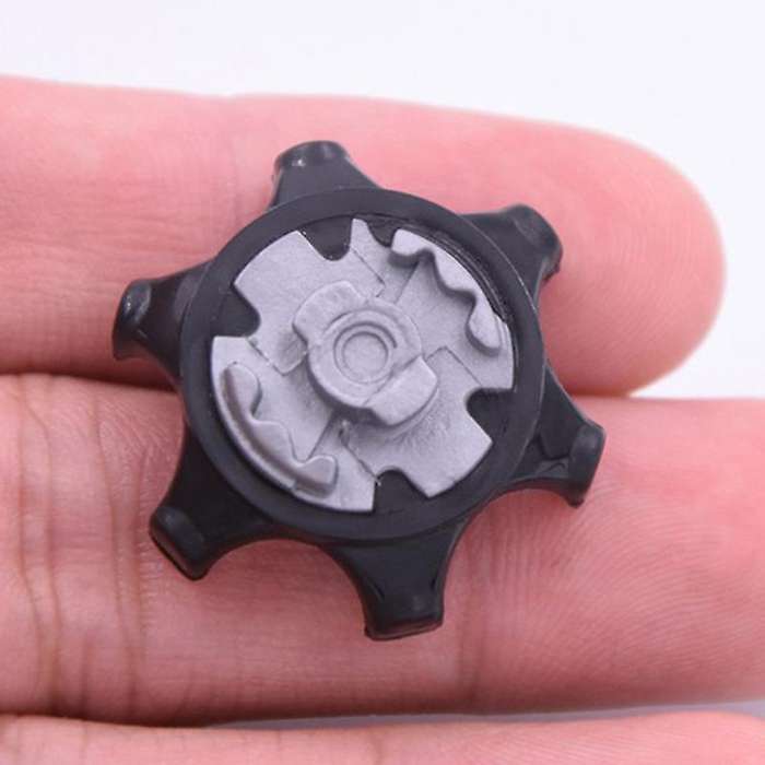 30pcs Golf Shoe Spikes Black Clamp Cleats Studs with Removal Tool