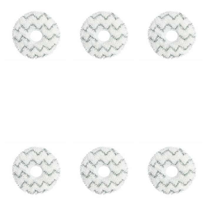 6pcs Mop Cloth for Ecovacs Deebot X1 Omni Turbo Robot Vacuum Cleaner
