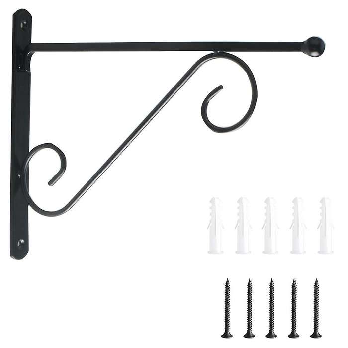 11.4 Inch Wall Hanging Basket Iron for Bird Feeder Lantern Wind Chime