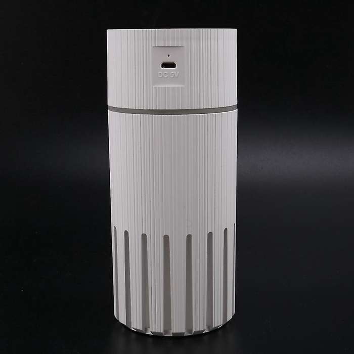 2 In 1 Mini Cool Mist Humidifier for Car Travel Bedroom Home,white