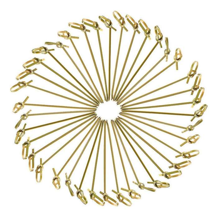 Cocktail Sticks 300 Pcs Food Japaneses Style Bamboo Knotted Skewers