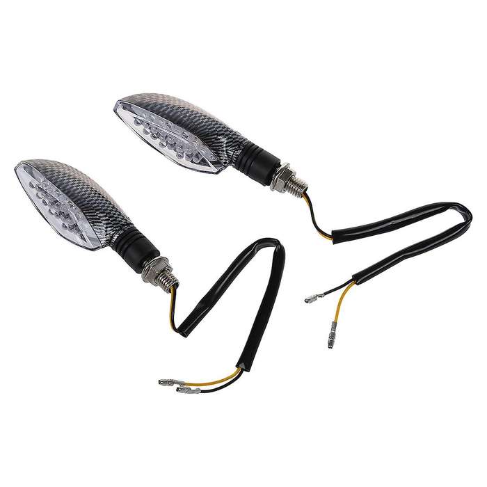 4 X Flasher 16 Leds Moto 12v Amber Orange Lighting Signal Lights