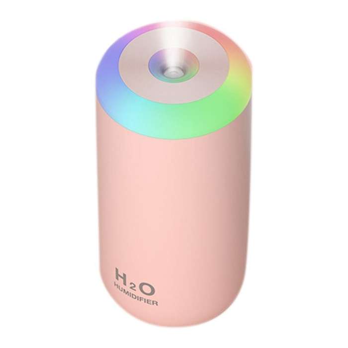 350ml Large Capacity Air Humidifier Rechargeable Mist Diffuser,pink