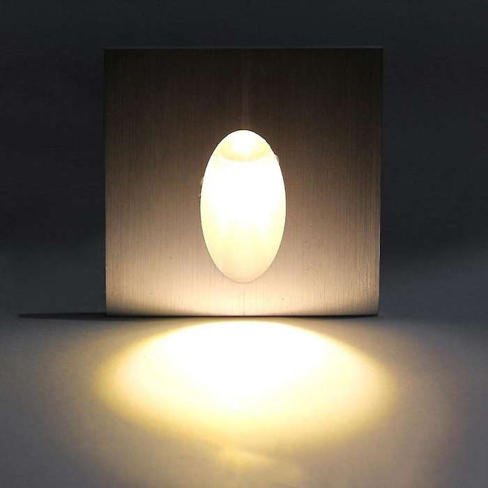 Aluminum Led Stair Light 3w Wall Mounted Spotlight Recessed Wall Lamp