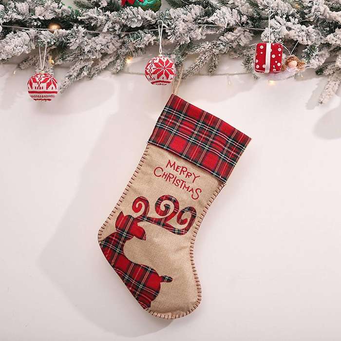 Christmas Stockings for Home Candy Bag Hanging Xmas Tree Ornament