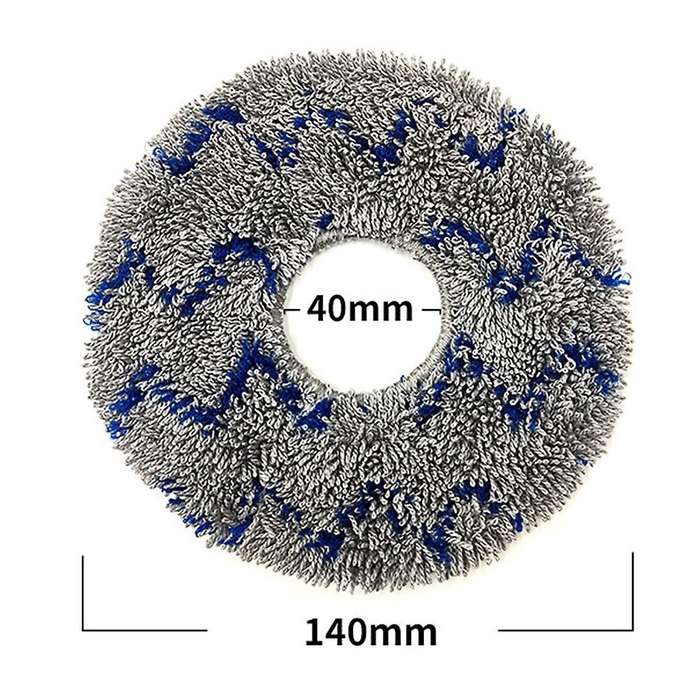 6 Pcs Mop Cloth Pads for Ecovacs T10 X1 Turbo Robot Vacuum Cleaner