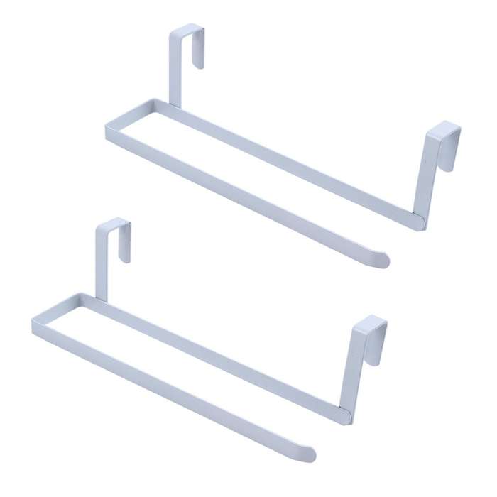 Kitchen Tissue Holder Hanging Bathroom Toilet Roll Paper Holder White