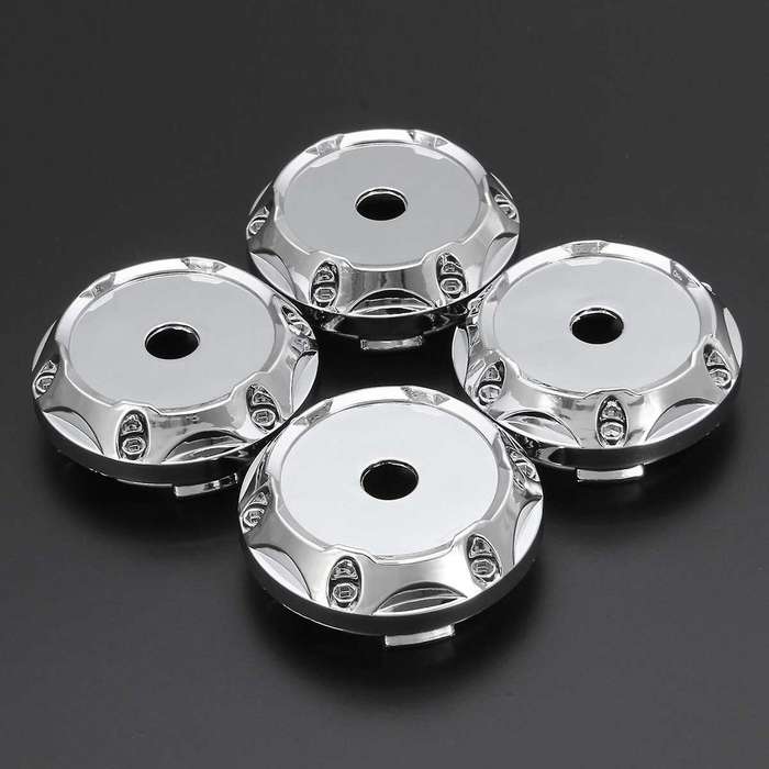 4 Pcs 64mm Dia Car Wheel Tyre Center Hub Caps Base Hubcap