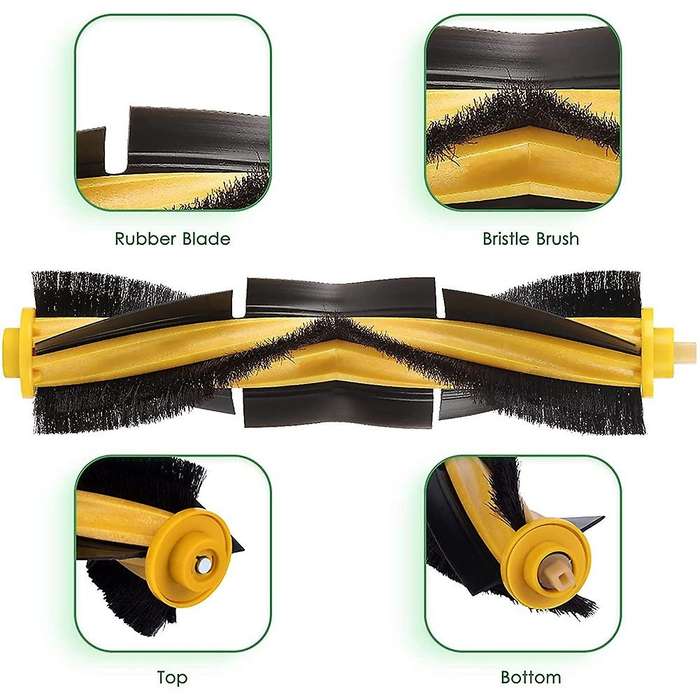 Main Roller Brush Filter Side Brushes for Ecovacs Deebot Ozmo 920 950
