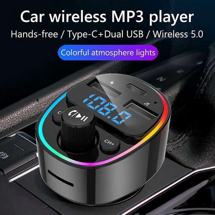 Car Bluetooth Player Adapter Handsfree U Disk Tf Card Lossless Music
