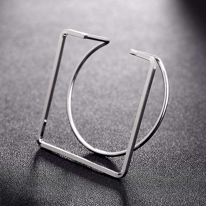 Golden Square Simple Nordic Napkin Buckle Room Tableware Napkin Ring