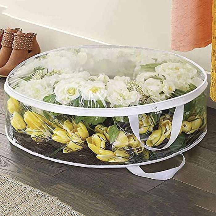 Santa Bag Direct Suspend Wreath Storage Bag Waterproof 60x20cm