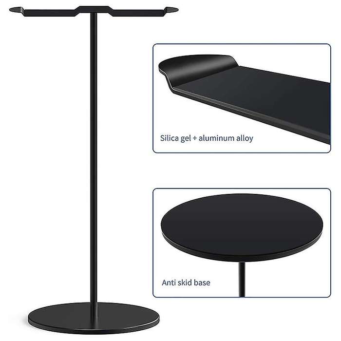 Aluminum Double Headphone Stand for Desk Pc Gaming Headsets Holder