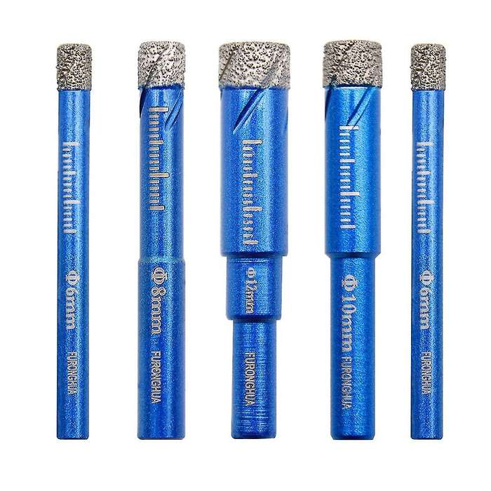 5pcs Dry Diamond Drill Bit for Porcelian Tiles Marble Granite Ceramic