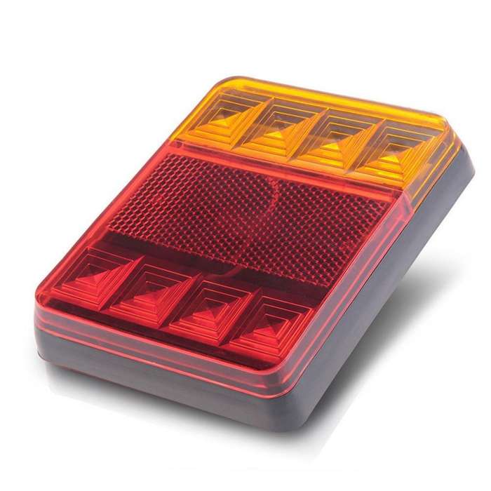 2x 8 Led Dc12v Waterproof Taillights Rear Tail Light for Trailer
